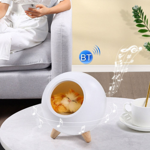 اسپیکر و چراغ خواب فانتزی طرح گربه خانگی